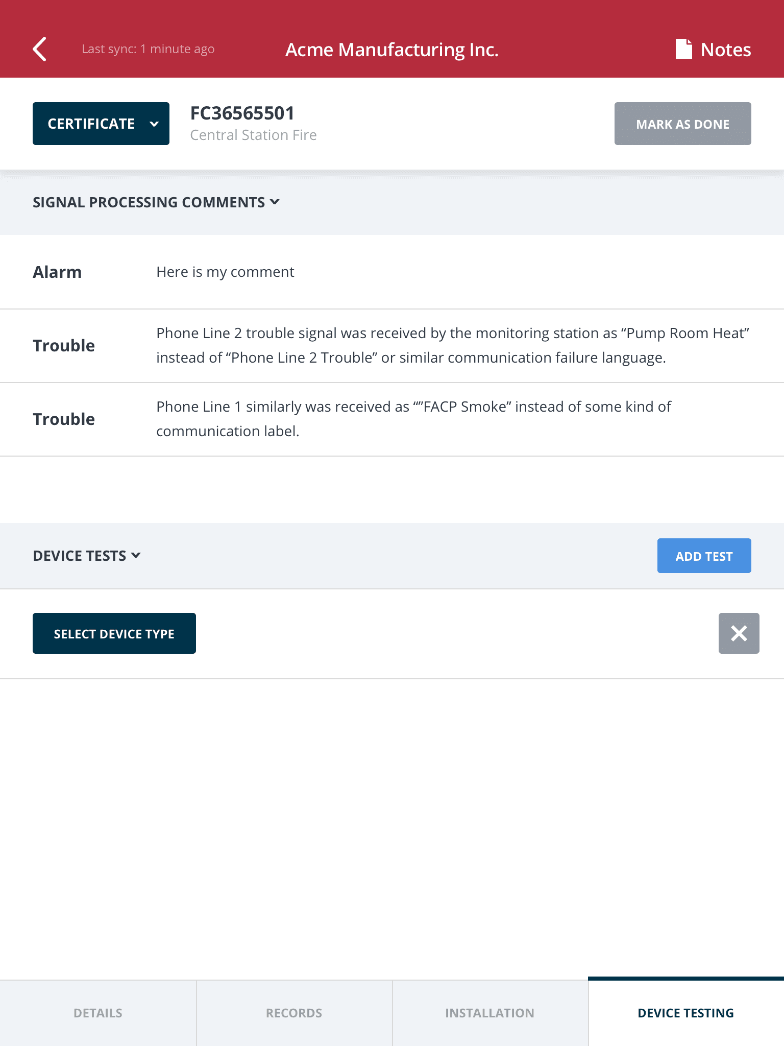 Feedback Implementation