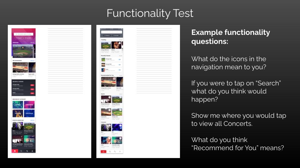 Design Exploration and Perception Testing